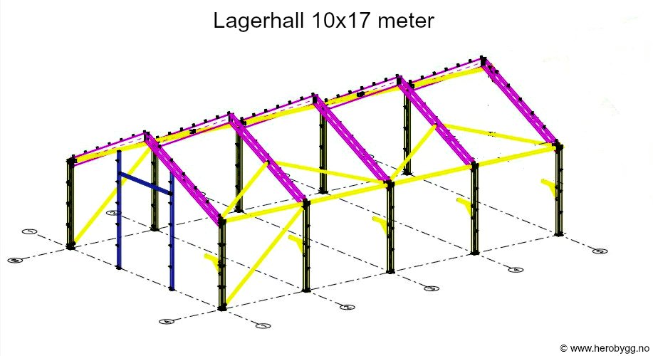Lagerhall 10x17 meter